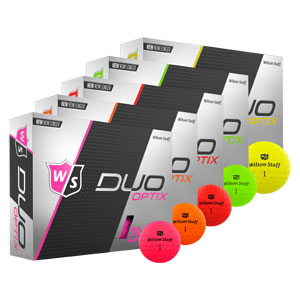 Wilson Staff DX2 Soft Optix Coloured Golf Balls
