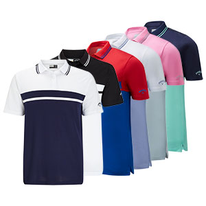 Callaway Colour Blocked Pique Polo